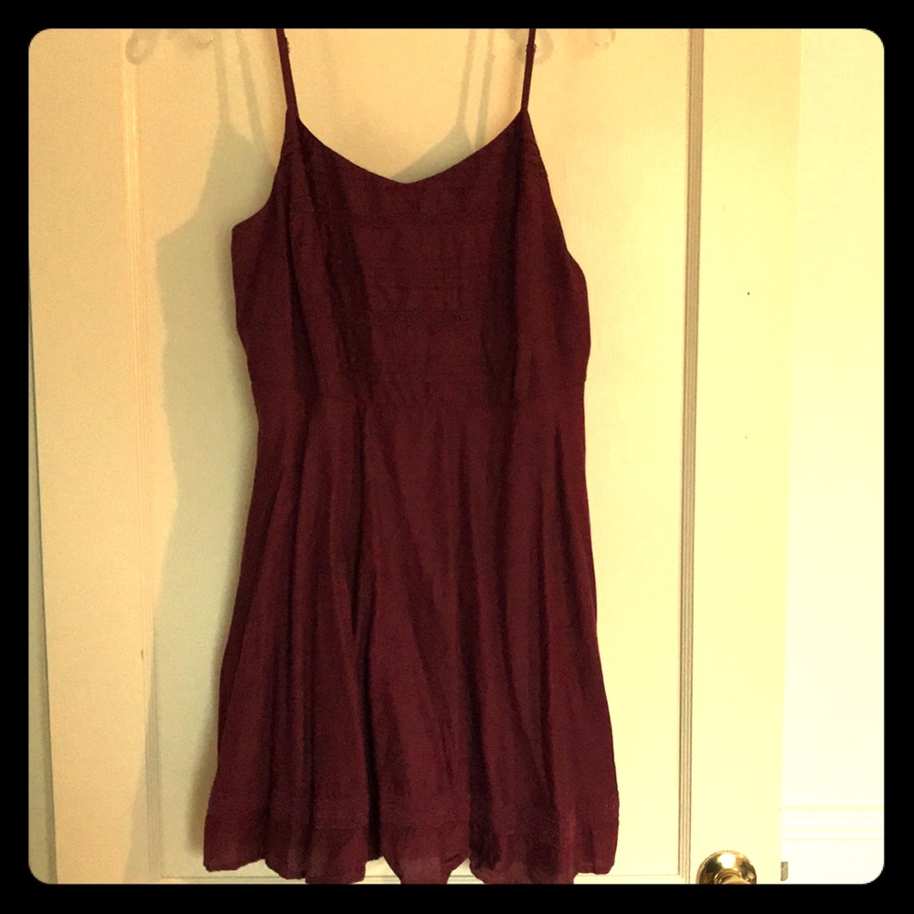 Burgundy sundress